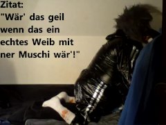 geiler Wolf Prollf säuft ein Fass aus und spritzt sein Sperma rein - geiler lauter Orgasmus