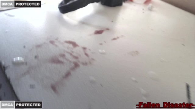 huge mess crime scene