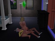 Preview 3 of Nanny fucked with grandfather and then with grandmother | sims 3 sex