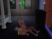 Preview 4 of Nanny fucked with grandfather and then with grandmother | sims 3 sex