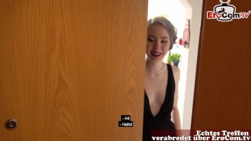 German Student teen from east berlin home visit for real sexdate story