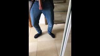 Enormous Boner Huge Dick Out Of Only Fans' Pants