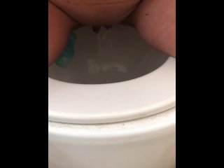 vertical video, exclusive, brunette, wife pee