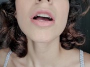 Preview 6 of JOI jerk off instructions - Cum in my Mouth - Facial POV ASMR