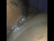 Preview 4 of Pussy licking cream pie before bed UP CLOSE