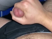 Preview 6 of Slut edges for 2 days under the sheets, leaking pre cum