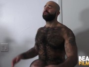 Preview 4 of BEARFILMS Hairy Atlas Grant Bareback Hammered Inked Cub