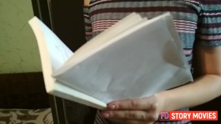 Russian schoolgirl afraid get pregnant from anal creampie - close up POV HD