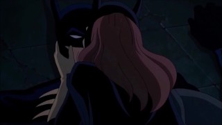 Batgirl en Batman worden Hot en zwaar op het dak