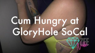 Une salope affamée de sperme suce 3 inconnus au GloryholeSoCal TRAILER