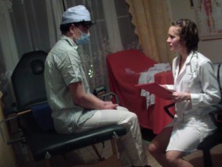 Trans and bisex guy in special femdom sexual examination - part 2