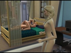 Wife found her husband cheating with a neighbor and friend | Porno Game 3d