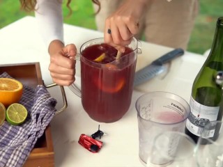 Making Sexy Sangria with Piper Blush