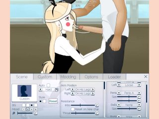 Charlie (Hazbin Hotel) Bunny Girl Deepthroat Blowjob - Super Deepthroat (Video_4)