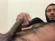 Preview 1 of Hairy Daddy Shoots Huge Load