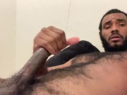Preview 2 of Hairy Daddy Shoots Huge Load