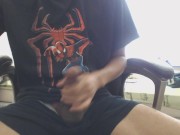Preview 1 of Jerking with Spider-Man