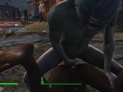 A porn adventure of a beautiful American woman in Fallout 4 | Porno Game 3d