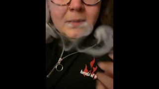 Smoking joint bbw kissing 