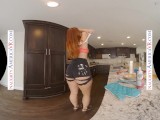 Naughty America - Your wife's friend, Siri Dahl fucks YOU in the kitchen!!