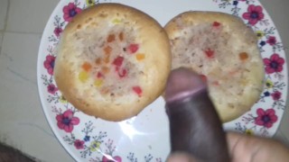 2021 New Year's Day Cumshot On A Sweet Bun With Coconut