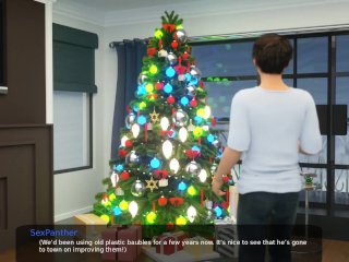 Milfy City Xmas Part 3 - 3 sum with Hot Step Sister And Friend