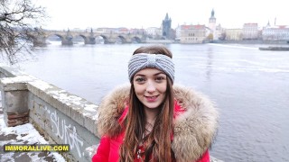 Natural Beauty Isabella De Laa Makes Dan and His Son Give Her Three Loads of Jizz! - Part 2 of 2