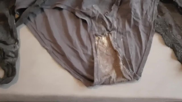 Laundry Raid Cum in 3 Dirty Panties
