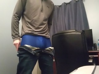 Strip Tease Fat Cock and Balls