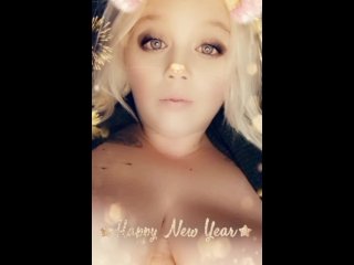 huge natural tits, boob flash, happy new year, big tits