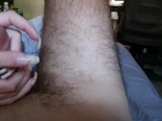 Preview 5 of Cock Massage With Natural Long Finger Nails