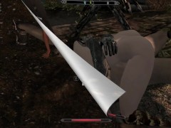 Cowgirl pose. Prostitutes of Skyrim show a master class | video game