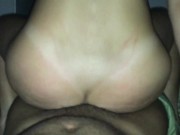 Preview 5 of Riding with ANAL CREAMPIE and pissing EXTENDED HD VERSION