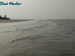 Shameless Masked Slut Angel Fowler Having Fun on Nude Beach with Dani Danger