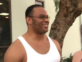 Busty Gianna agrees to go home with a dude and suck his cock and give him a great tit job