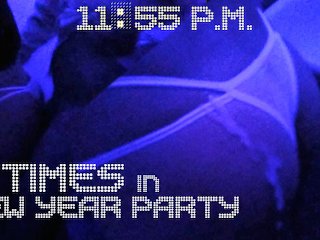 new years eve, new years party, verified couples, panty cumshot