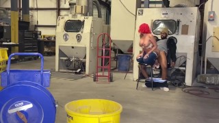 Hot Warehouse Manager Fucks Her Best Employee On The Job
