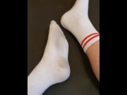 Preview 4 of Showing off my dirty socks and feet - PART 1