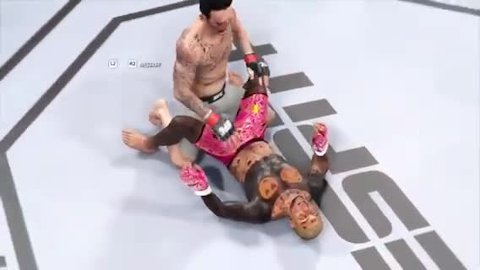 UFC 4: Gay Fag Gets Beat