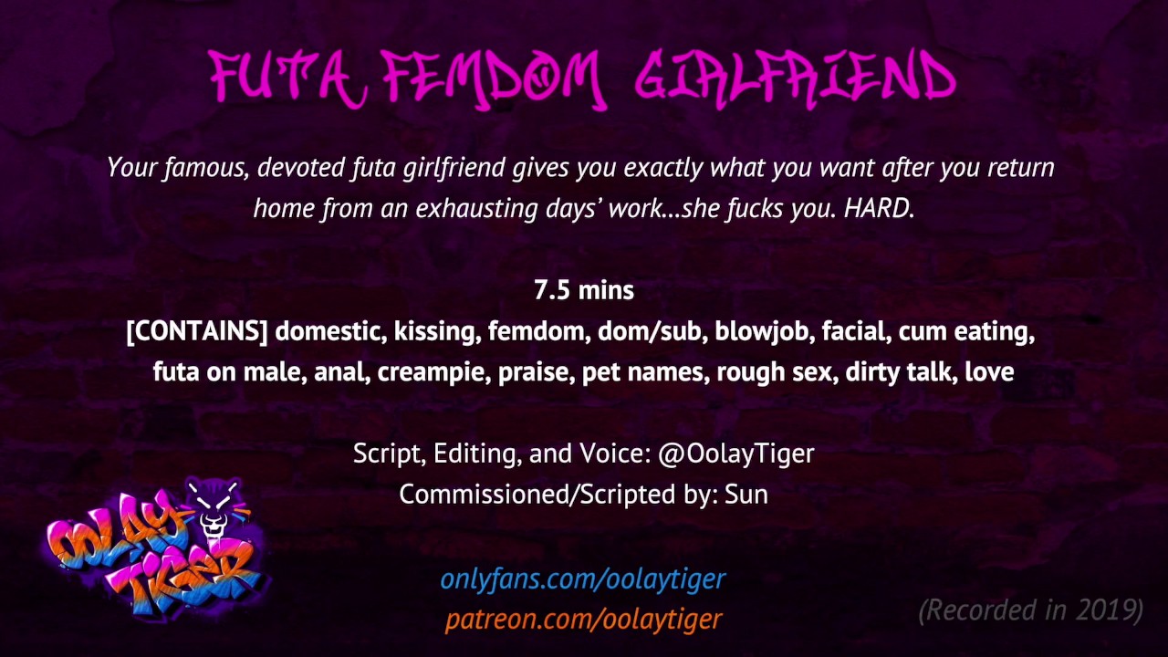 FUTA] Futa Femdom Girlfriend | Erotic Audio Play by Oolay-Tiger -  Pornhub.com