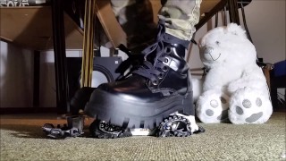 Toycar Crushing with Buffalo Platform Boots