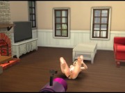 Preview 5 of A married couple arranged a great sex with BDSM toys | video game