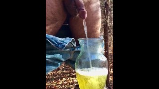 Filling the jug with piss just for you 