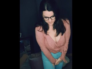 Yet another clip too sexy for TikTok, wetting myself in my jeans after a little pee pee dance
