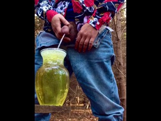 Pisskanne Auffüllen - Siehe Fan Club Für Erweitertes Video Mit Pour all over