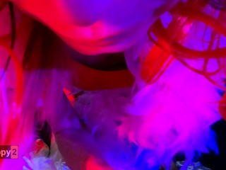 Fucked the Snow Maiden in doggy_style and cum in her mouth