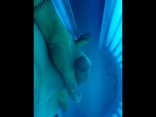 Tanning Booth Masturbation