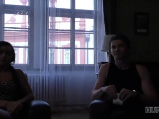 HUNT4K. Boy is watching how his slutty girl makes money with pussy