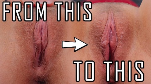 My pussy BEFORE and AFTER I watched porn! Watch how lips get opened and wet! 4K