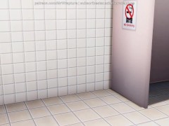 Video Restroom Playtime (Yuri Bondage Sex) - 3D MMD